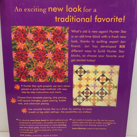 Hunter Star Quilts & Beyond Jan Krentz Techniques Projects Infinite Possibilitie - Picture 11 of 13